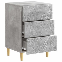 Table de chevet Gris béton 43 x 39,5 x 66,5 cm 623304623304