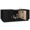 Table basse Noir 100x50x41 cm Bois massif de pin 623305623305