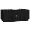 Table basse Noir 100x50x41 cm Bois massif de pin 623305623305