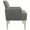 Canapé love seat avec capitonnage en boutons Gris foncé 623306623306