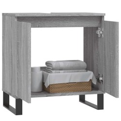Armoire de bain sonoma gris 58x33x60 cm bois d'ingénierie 623307623307