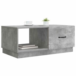 Table basse Gris béton 90 x 50 x 37 cm Bois d'ingénierie 623310623310