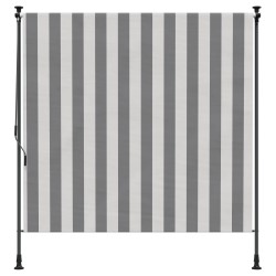 Store Roulant Extérieur Anthracite et blanc 200 x 270 cm 623312623312