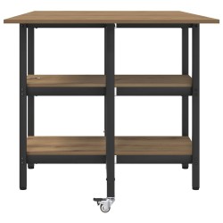 Table à dîner 122 x 80 x 76,5 cm Bois d'ingénierie 623313623313