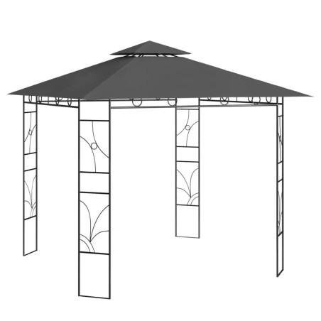 Belvédère 3x3x2,7 m Anthracite 160 g/m² 623317623317