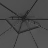 Belvédère 3x3x2,7 m Anthracite 160 g/m² 623317623317