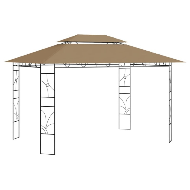 Belvédère 4x3x2,7 m Taupe 160 g/m² 623321623321