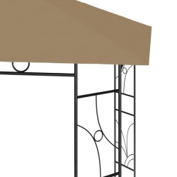 Belvédère 4x3x2,7 m Taupe 160 g/m² 623321623321