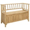 Banc de Rangement de Jardin 110 x 47 x 80 cm Bambou Naturel 623327623327