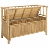 Banc de Rangement de Jardin 110 x 47 x 80 cm Bambou Naturel 623327623327