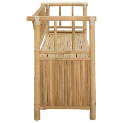 Banc de Rangement de Jardin 110 x 47 x 80 cm Bambou Naturel 623327623327
