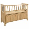 Banc de Rangement de Jardin 110 x 47 x 80 cm Bambou Naturel 623327623327
