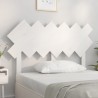 Tête de lit Blanc 122,5x3x80,5 cm Bois massif de pin 623328623328