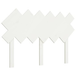 Tête de lit Blanc 122,5x3x80,5 cm Bois massif de pin 623328623328