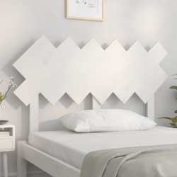 Tête de lit Blanc 122,5x3x80,5 cm Bois massif de pin 623328623328
