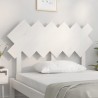 Tête de lit Blanc 122,5x3x80,5 cm Bois massif de pin 623328623328