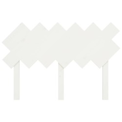Tête de lit Blanc 122,5x3x80,5 cm Bois massif de pin 623328623328