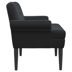 Canapé love seat avec capitonnage en boutons Noir Velours (V) 623338623338