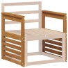 Accoudoirs 2 pcs Marron 59 x 6 x 61 cm Bois d'ingénierie 623345623345