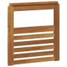 Accoudoirs 2 pcs Marron 59 x 6 x 61 cm Bois d'ingénierie 623345623345