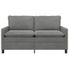 Canapé Gris foncé 156 x 81 x 87,5 cm Velours 623348623348