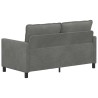 Canapé Gris foncé 156 x 81 x 87,5 cm Velours 623348623348