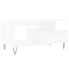 Table basse Blanc 90x49x45 cm Bois d'ingénierie 623349623349