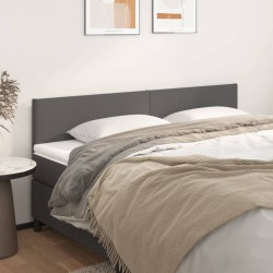 Têtes de lit Gris 200x5x78/88 cm Similicuir 623358623358