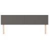 Têtes de lit Gris 200x5x78/88 cm Similicuir 623358623358
