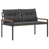Banc extérieur 2 -Seater 116 x 67,5 x 72 cm polyrotin 623361623361