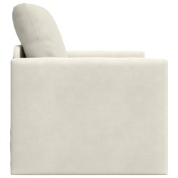 Canapé-Lit Crème 74 x 77 x 81 cm Velours 623368623368