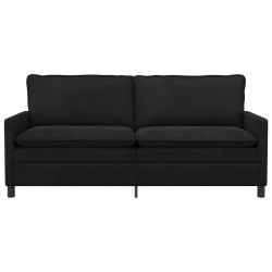 Canapé Noir 196 x 81 x 87,5 cm Velours 623372623372