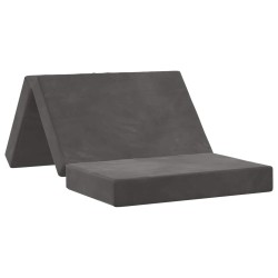 Canapé-lit pliable 100 x 67 x 45 cm Gris foncé 623377623377