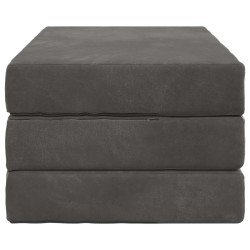 Canapé-lit pliable 100 x 67 x 45 cm Gris foncé 623377623377