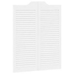 Portes battantes Blanc 100 x 40 cm Bois de pin massif 623379623379