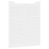 Portes battantes Blanc 100 x 40 cm Bois de pin massif 623379623379