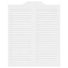Portes battantes Blanc 100 x 40 cm Bois de pin massif 623379623379