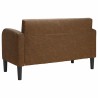 Canapé causeuse marron 110 cm similicuir 623380623380