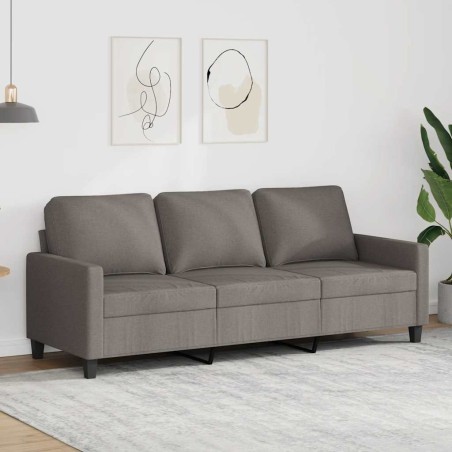 Canapé à 3 places Taupe 180 cm Tissu 623382623382