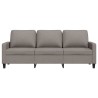 Canapé à 3 places Taupe 180 cm Tissu 623382623382