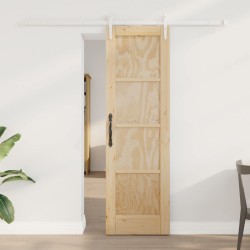 Porte coulissante ORKDAL Naturel et Blanc 61 x 198,5 cm 623393623393