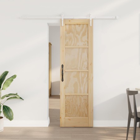Porte coulissante ORKDAL Naturel et Blanc 61 x 198,5 cm 623394623394