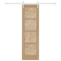 Porte coulissante ORKDAL Naturel et Blanc 61 x 198,5 cm 623394623394