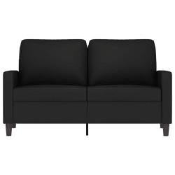 Canapé à 2 places Noir 120 cm Velours 623403623403