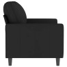 Canapé à 2 places Noir 120 cm Velours 623403623403