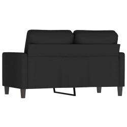 Canapé à 2 places Noir 120 cm Velours 623403623403