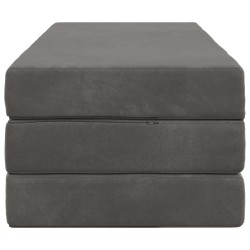 Canapé-lit pliable 160 x 67 x 45 cm Gris foncé 623415623415