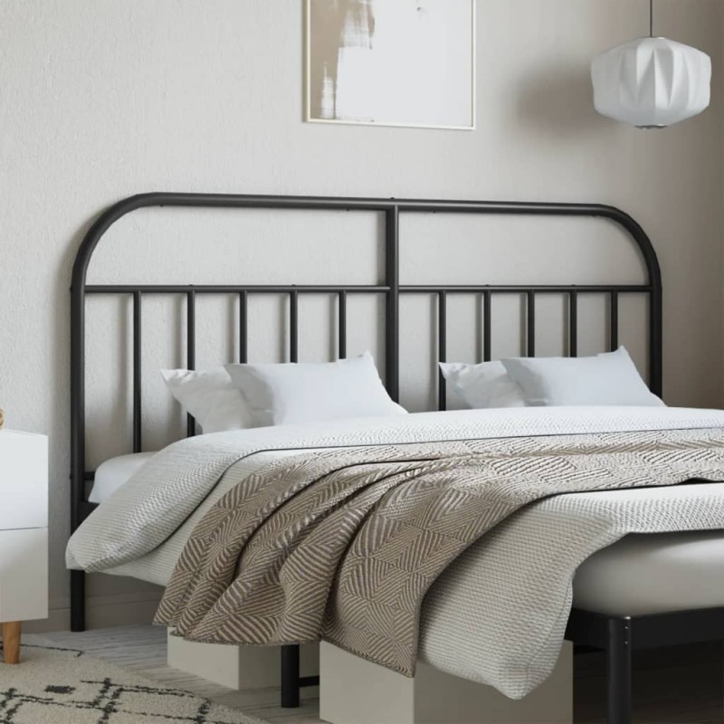 Tête de lit métal noir 160 cm Tête de lit métal noir 160 cm