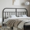  Tête de lit métal noir 160 cm 