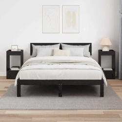 Table d'appoint 2 pcs Chêne noir 30 x 30 x 56 cm 623416623416